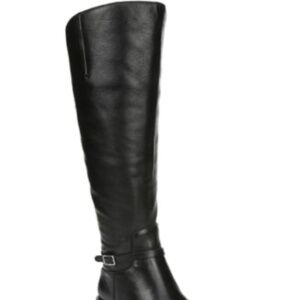 Franco Sarto Haylie wide calf high shaft boots in black size 6M